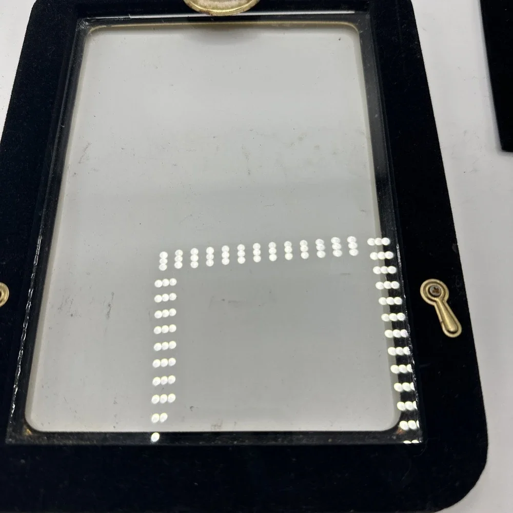 Brass Wave Style Picture Frame Art Deco Style 8 1/2